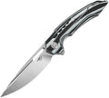 BTKL02C Bestech Knives Ornetta Linerlock Black/White