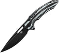 BTKL02D Ornetta Linerlock Black/White
