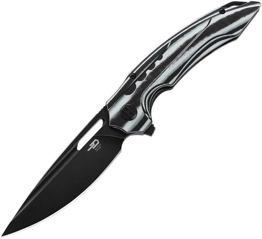 BTKL02D Ornetta Linerlock Black/White