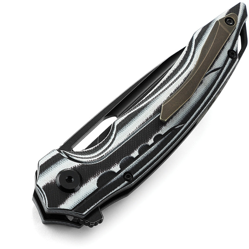 BTKL02D Ornetta Linerlock Black/White