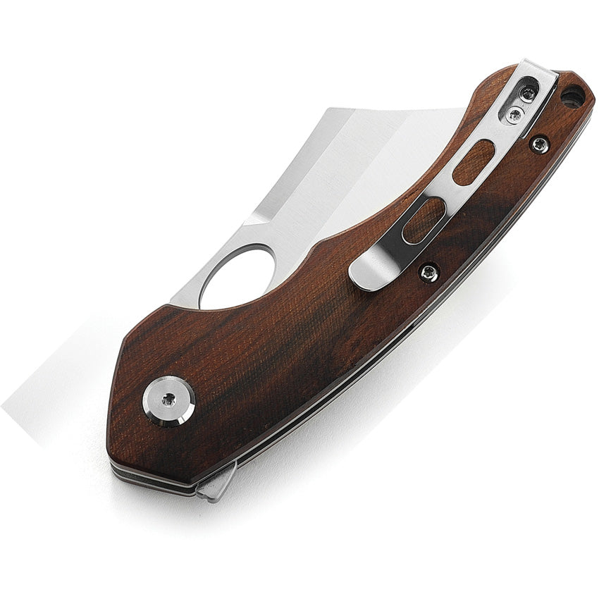 BTKL06A Bestech Knives Skirmish Linerlock Ironwood