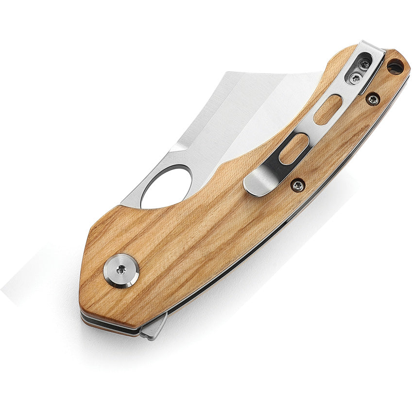 BTKL06B Bestech Knives Skirmish Linerlock Olivewood