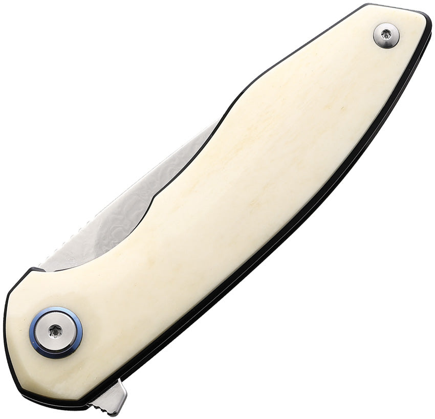 BTKL08B Bestech Knives Bambi Linerlock Ox Bone