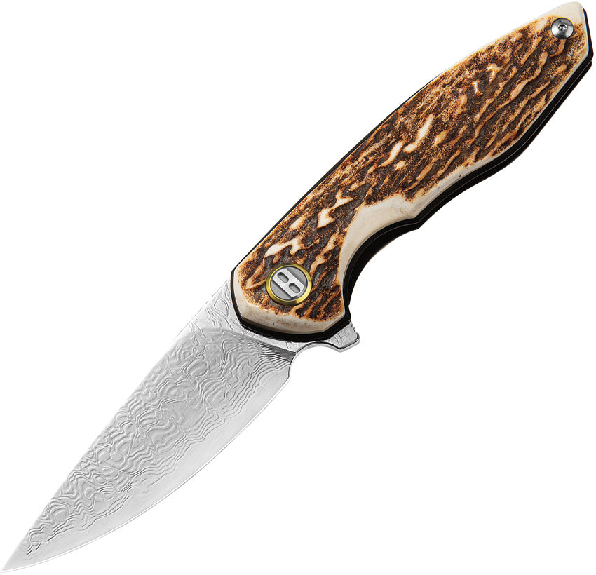 BTKL08H Bestech Knives Bambi Linerlock Stag