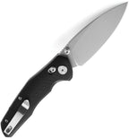 Bestech Knives Ronan B-Lock folding knife with satin blade and black textured handle.