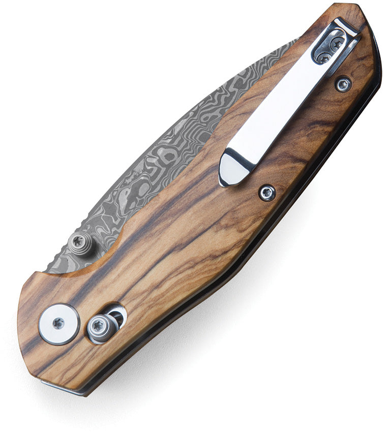 BTKMK02M Bestech Knives Ronan B-Lock Damascus Olive