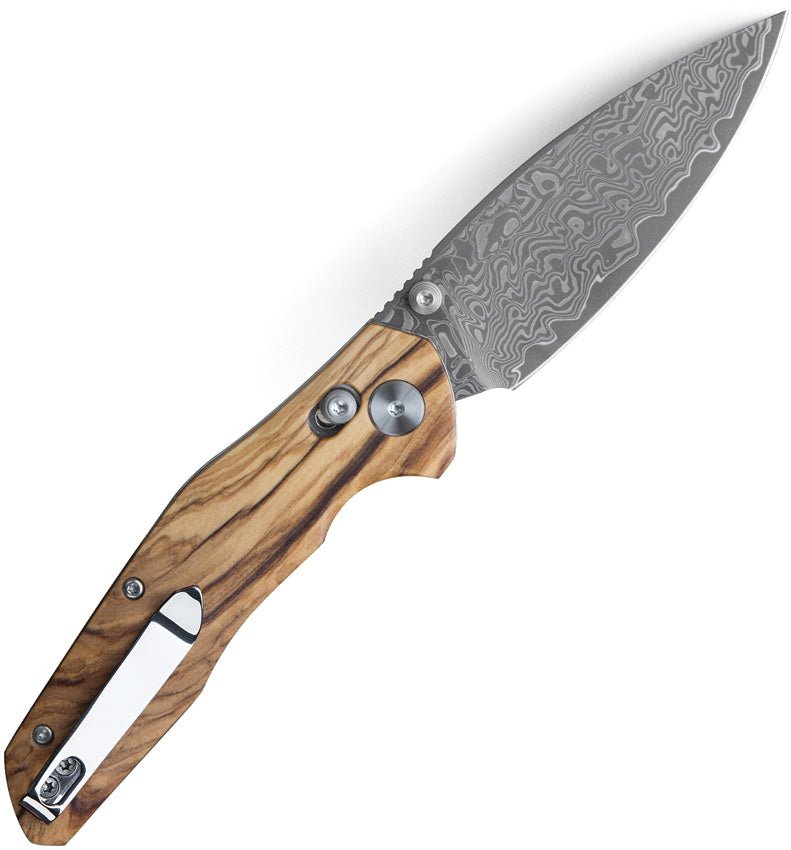 BTKMK02M Bestech Knives Ronan B-Lock Damascus Olive