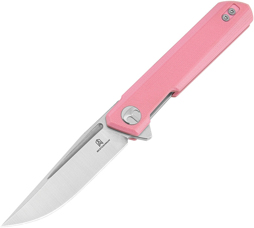 BTKMK03B Bestech Knives Mini Dundee Linerlock Pink