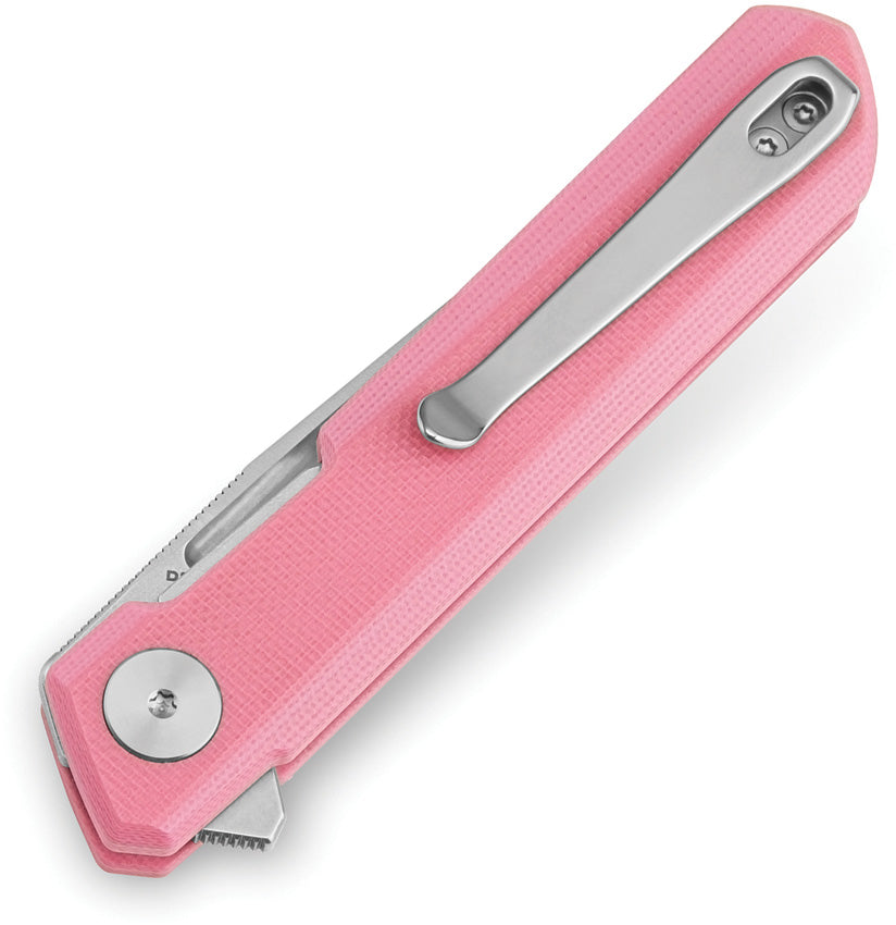 BTKMK03B Bestech Knives Mini Dundee Linerlock Pink