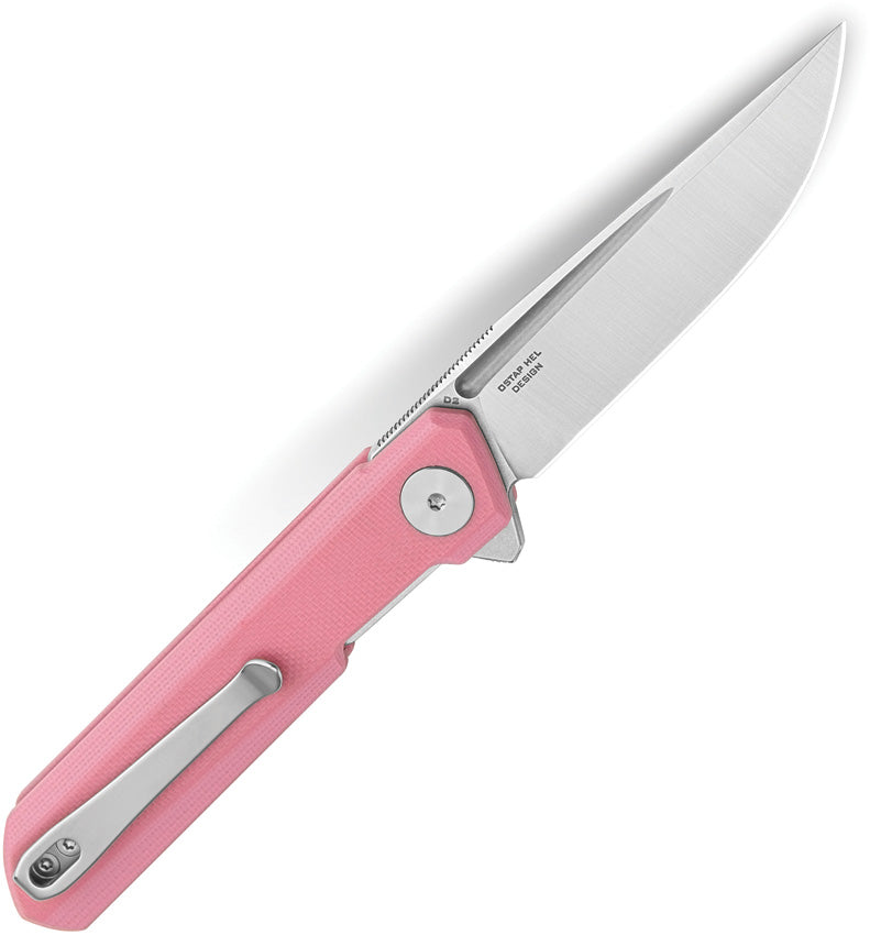 BTKMK03B Bestech Knives Mini Dundee Linerlock Pink