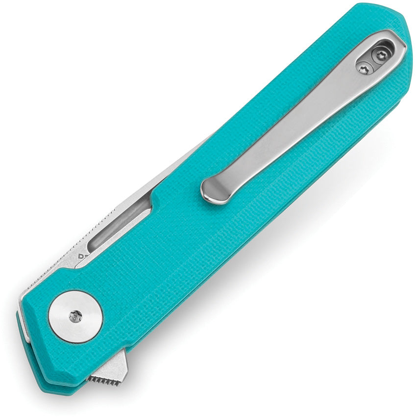 BTKMK03C Bestech Knives Mini Dundee Linerlock Teal