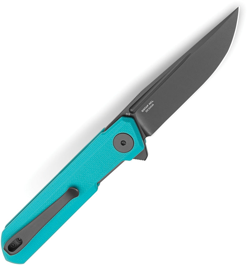 BTKMK03E Bestech Knives Mini Dundee Linerlock Teal