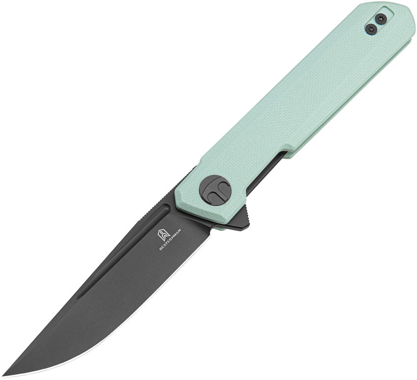 BTKMK03G Bestech Knives Mini Dundee Linerlock Teal