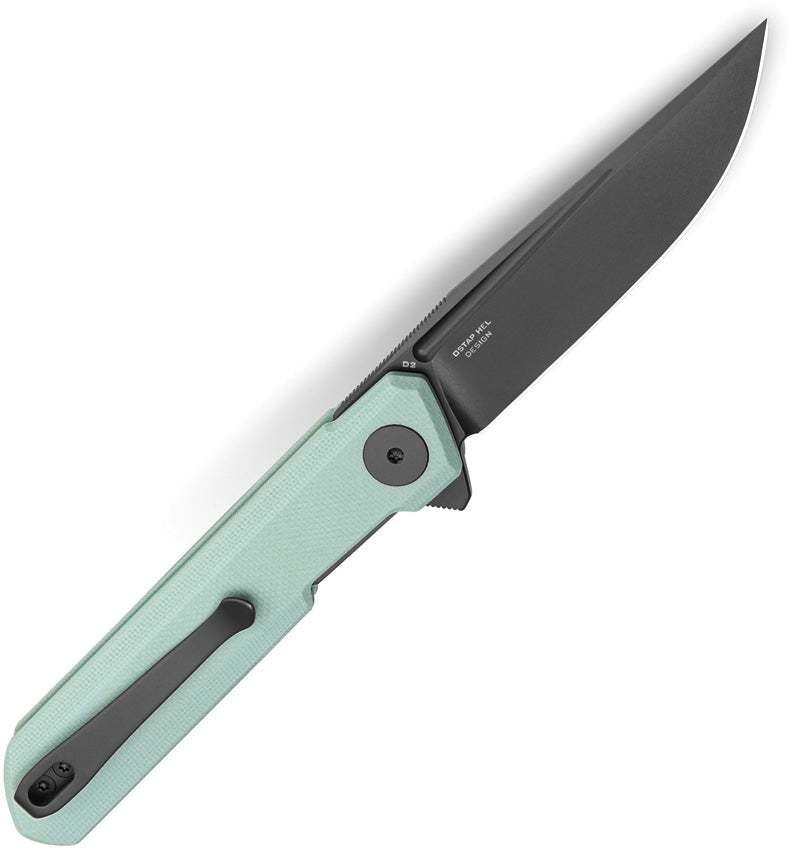 BTKMK03G Bestech Knives Mini Dundee Linerlock Teal