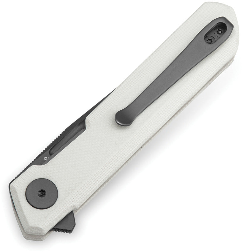 BTKMK03H Bestech Knives Mini Dundee Linerlock White