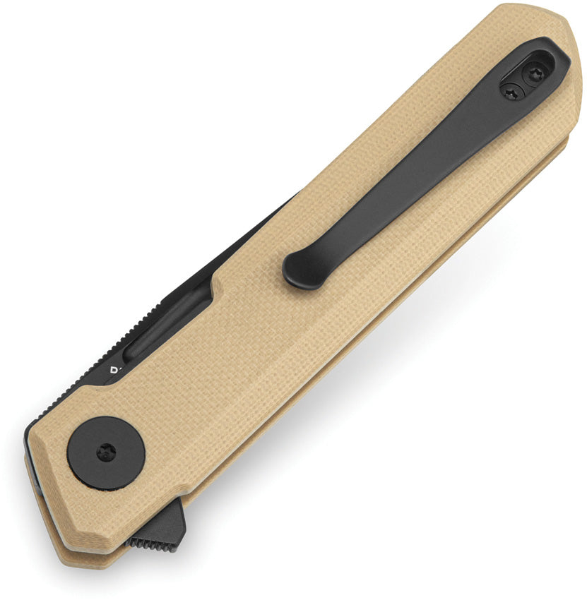 BTKMK03I Bestech Knives Mini Dundee Linerlock Khaki