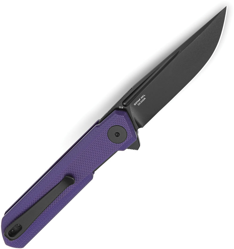 BTKMK03J Bestech Knives Mini Dundee Linerlock Purple
