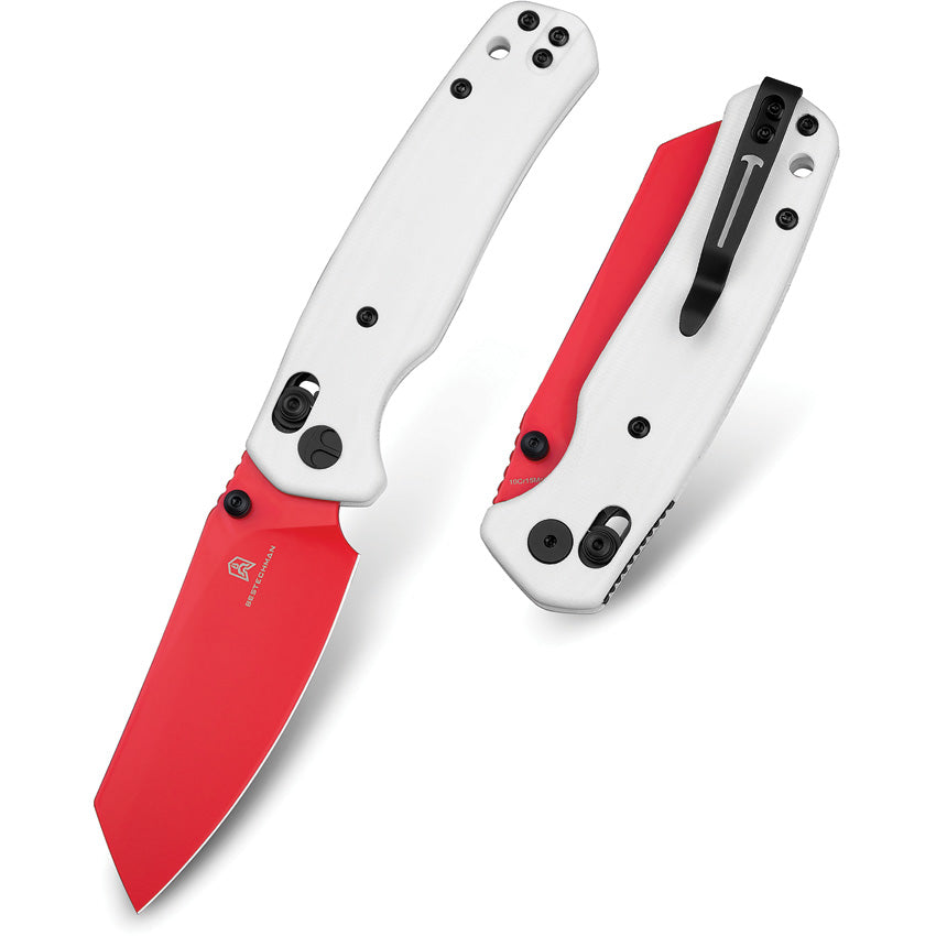 BTKMK06G Bestech Knives Cicada's Wing B-Lock White