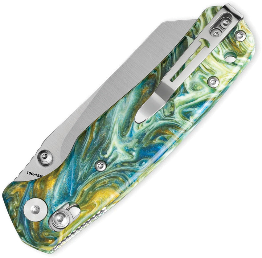 BTKMK06P Bestech Knives Cicada's Wing B-Lock Resin