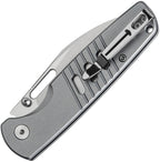 BTKMK15B Bestech Knives Vector Button Lock Gray