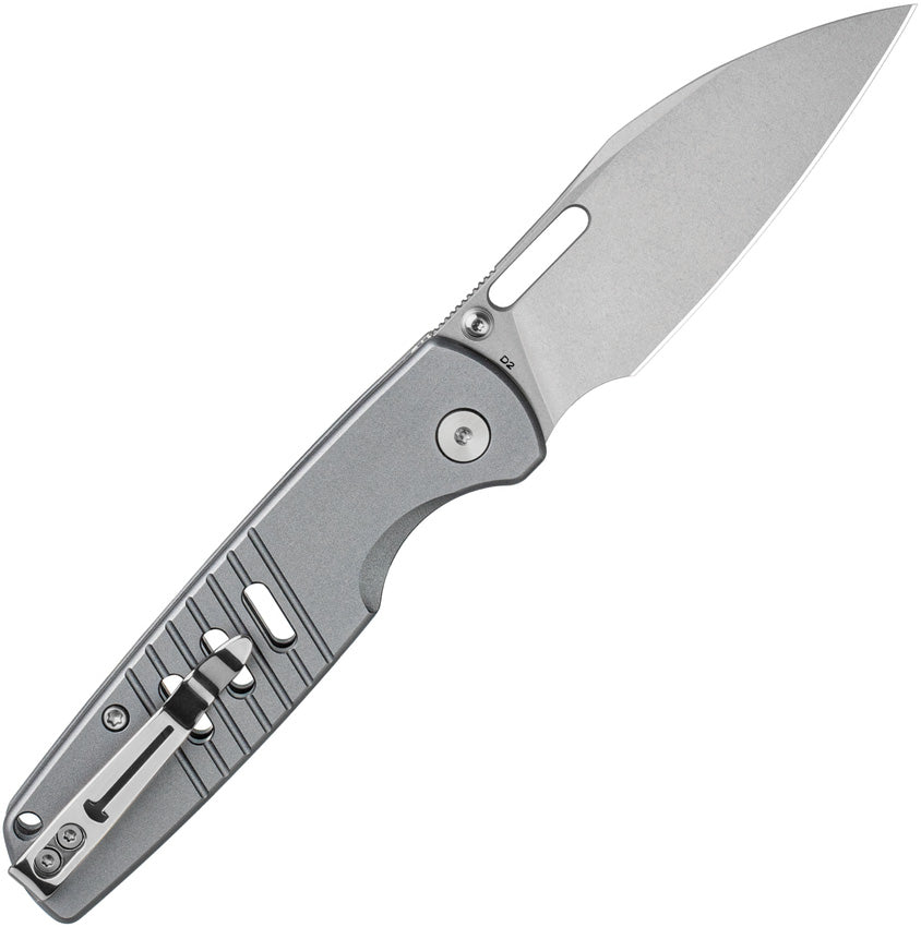 BTKMK15B Bestech Knives Vector Button Lock Gray