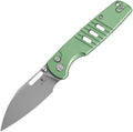 BTKMK15C Bestech Knives Vector Button Lock Green