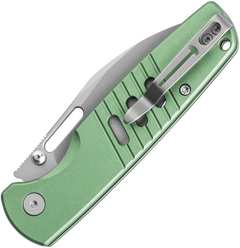 BTKMK15C Bestech Knives Vector Button Lock Green