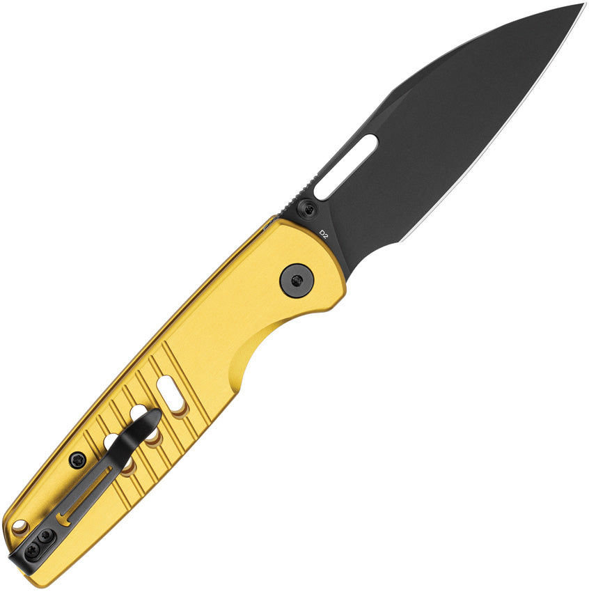 BTKMK15E Bestech Knives Vector Button Lock Gold