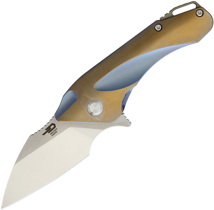 BTKT1711B Bestech Knives GOBLIN Titanium Framelock Blue