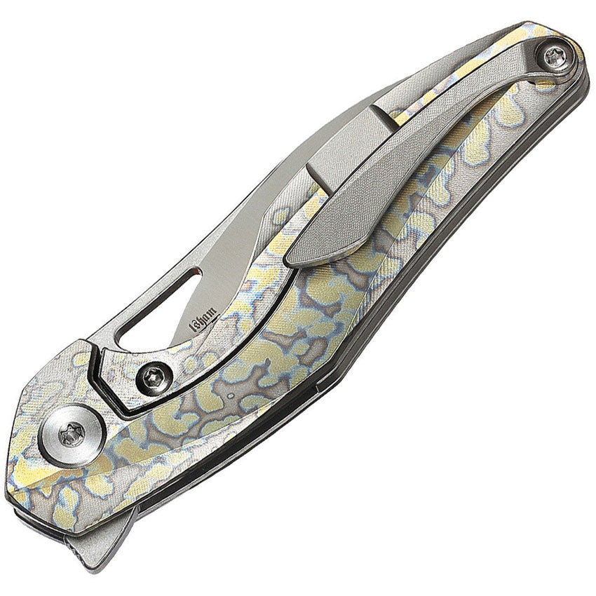 BTKT1810E Bestech Knives The Reticulan Framelock Gray