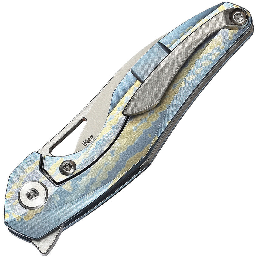 BTKT1810F Bestech Knives The Reticulan Framelock Blue