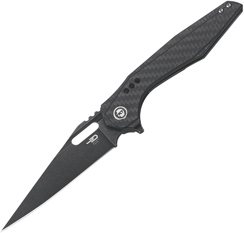 BTKT1902D Bestech Knives Malware Framelock CF Black