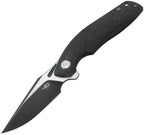 BTKT1905C2 Bestech Knives Ghost Framelock CF Black