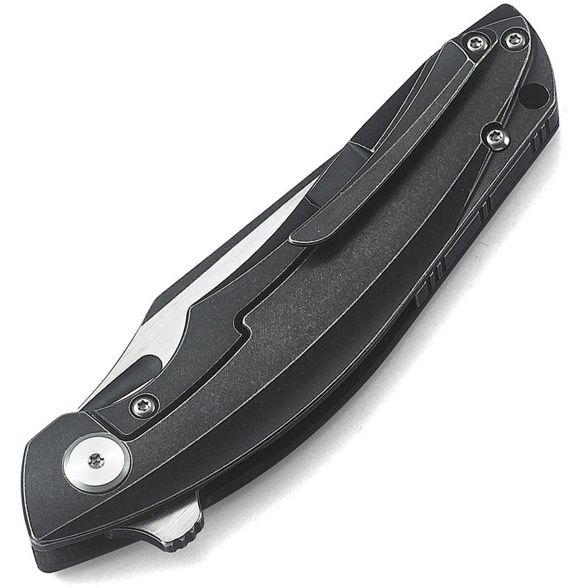 BTKT1905C2 Bestech Knives Ghost Framelock CF Black