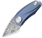 BTKT1913G Tulip Damasteel Framelock Blue