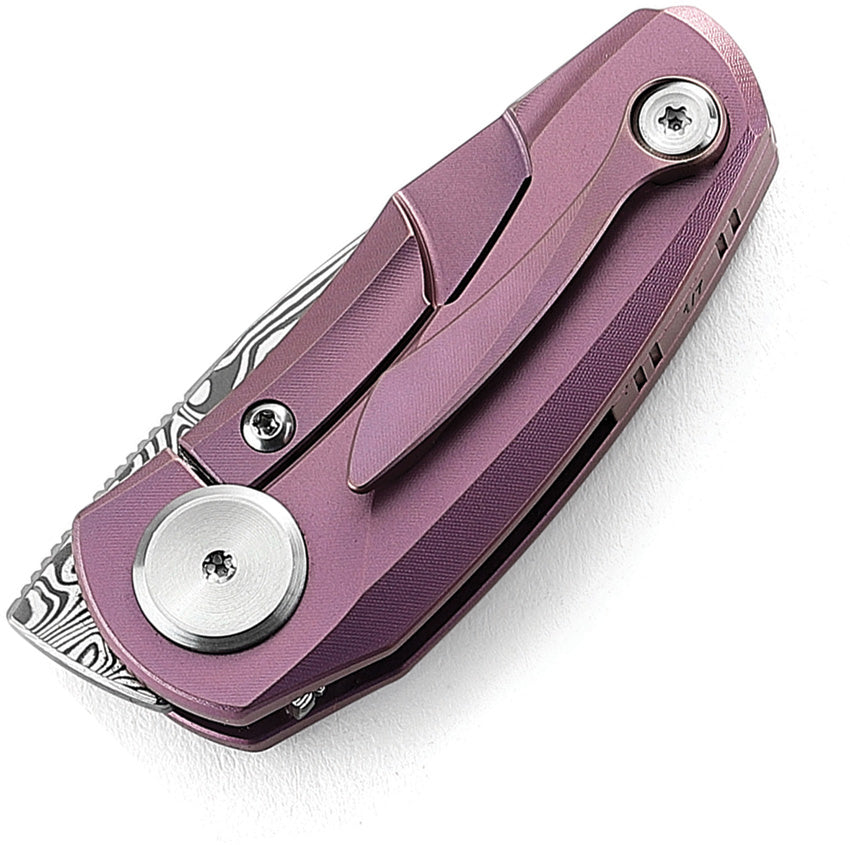 BTKT1913H Tulip Damasteel Framelock Purp