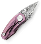 BTKT1913H Tulip Damasteel Framelock Purp