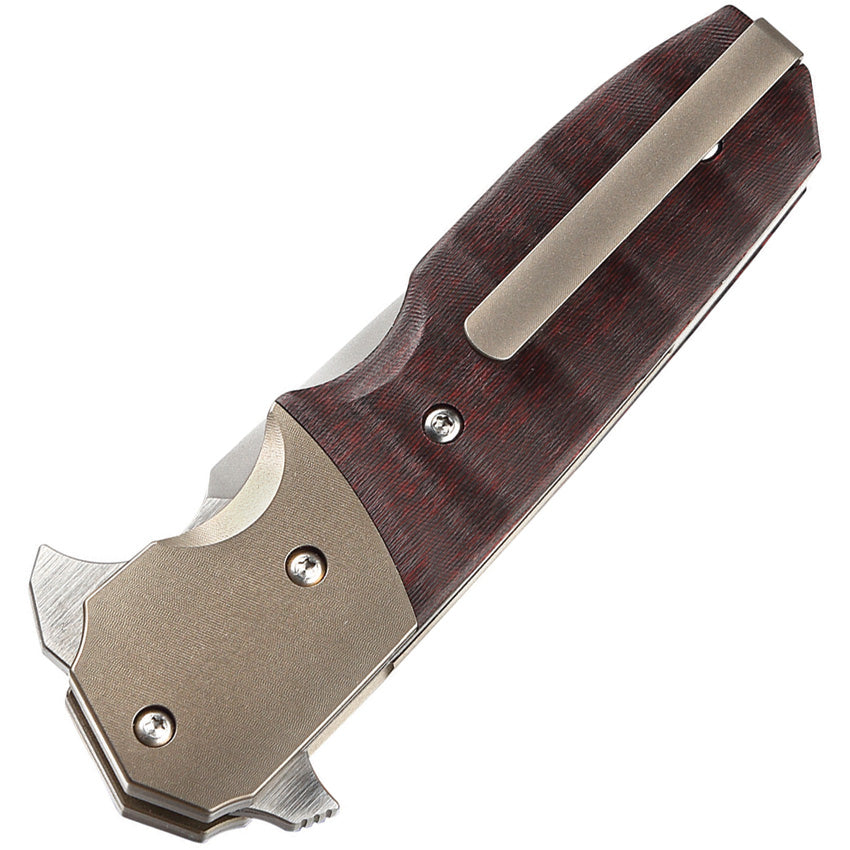 BTKT2007D Bestech Knives Freefall Linerlock Red CF