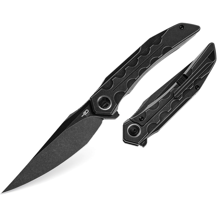 BTKT2009B Bestech Knives Samari Framelock Black
