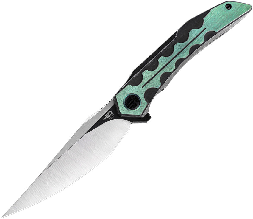BTKT2009C Bestech Knives Samari Framelock Green