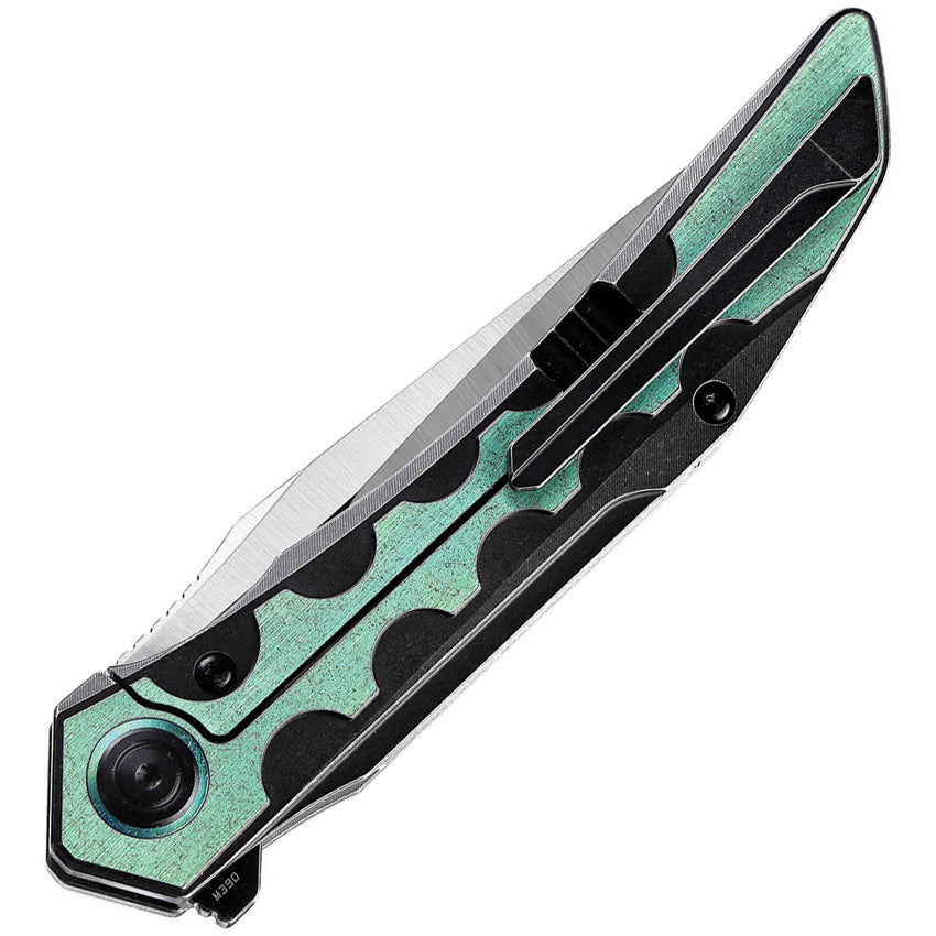 BTKT2009C Bestech Knives Samari Framelock Green