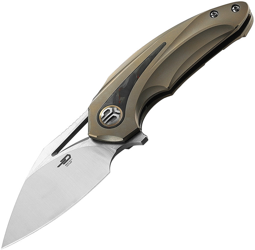 BTKT2107B Bestech Knives Nuke Framelock Bronze