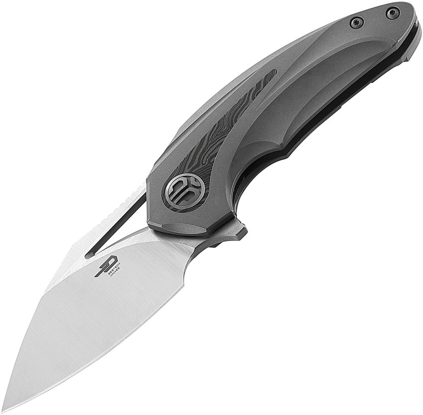 BTKT2107C Bestech Knives Nuke Framelock Dark Gray