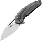 BTKT2107C Bestech Knives Nuke Framelock Dark Gray