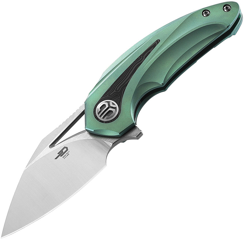 BTKT2107D Bestech Knives Nuke Framelock Green