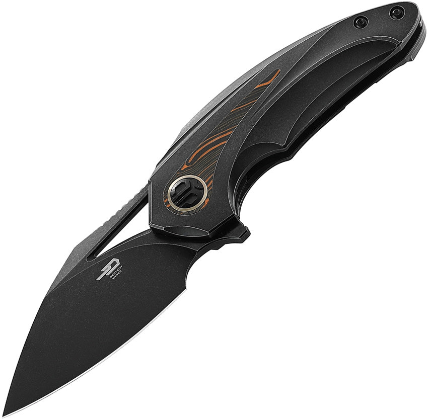 BTKT2107E Bestech Knives Nuke Framelock Black