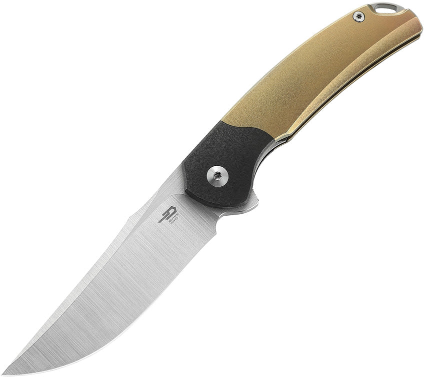 BTKT2111C Bestech Knives Supernova Linerlock Gold