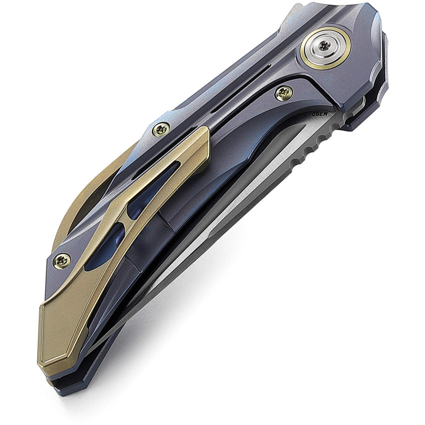 BTKT2201B Bestech Knives Vigil Framelock Blue