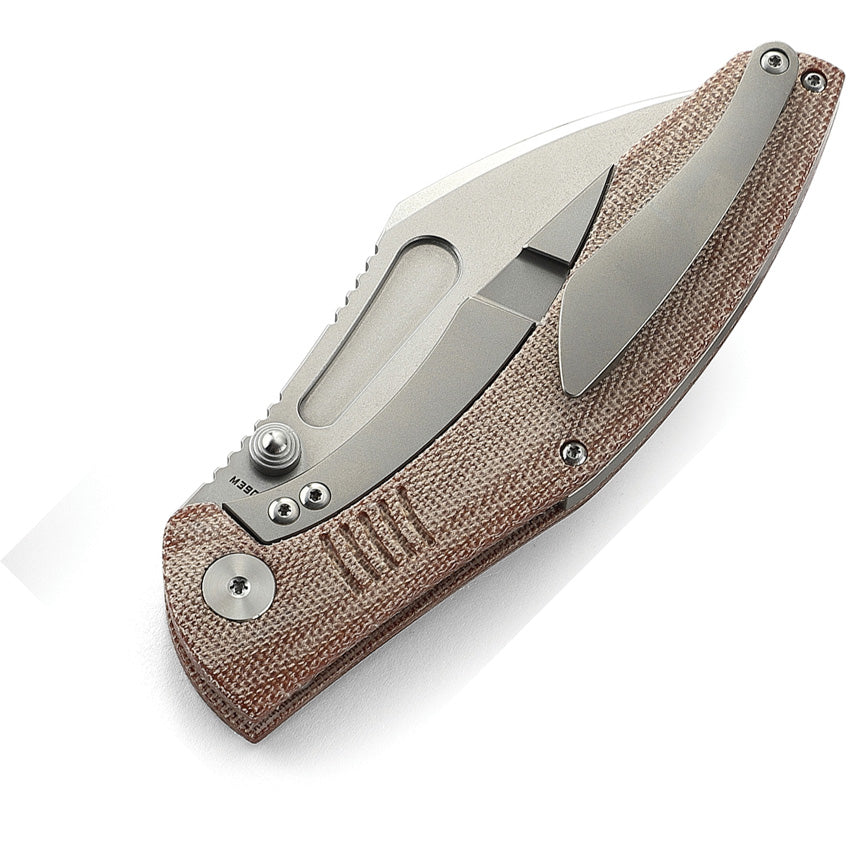 BTKT2205E Lockness Framelock Nat Micarta