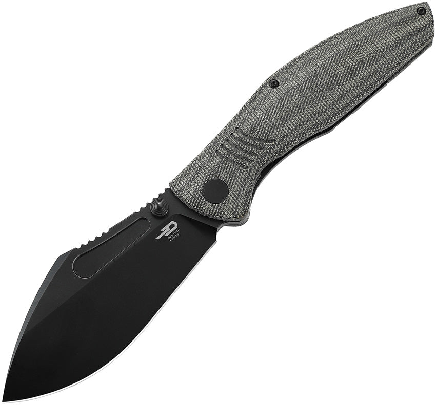 BTKT2205F Lockness Framelock Blk Micarta